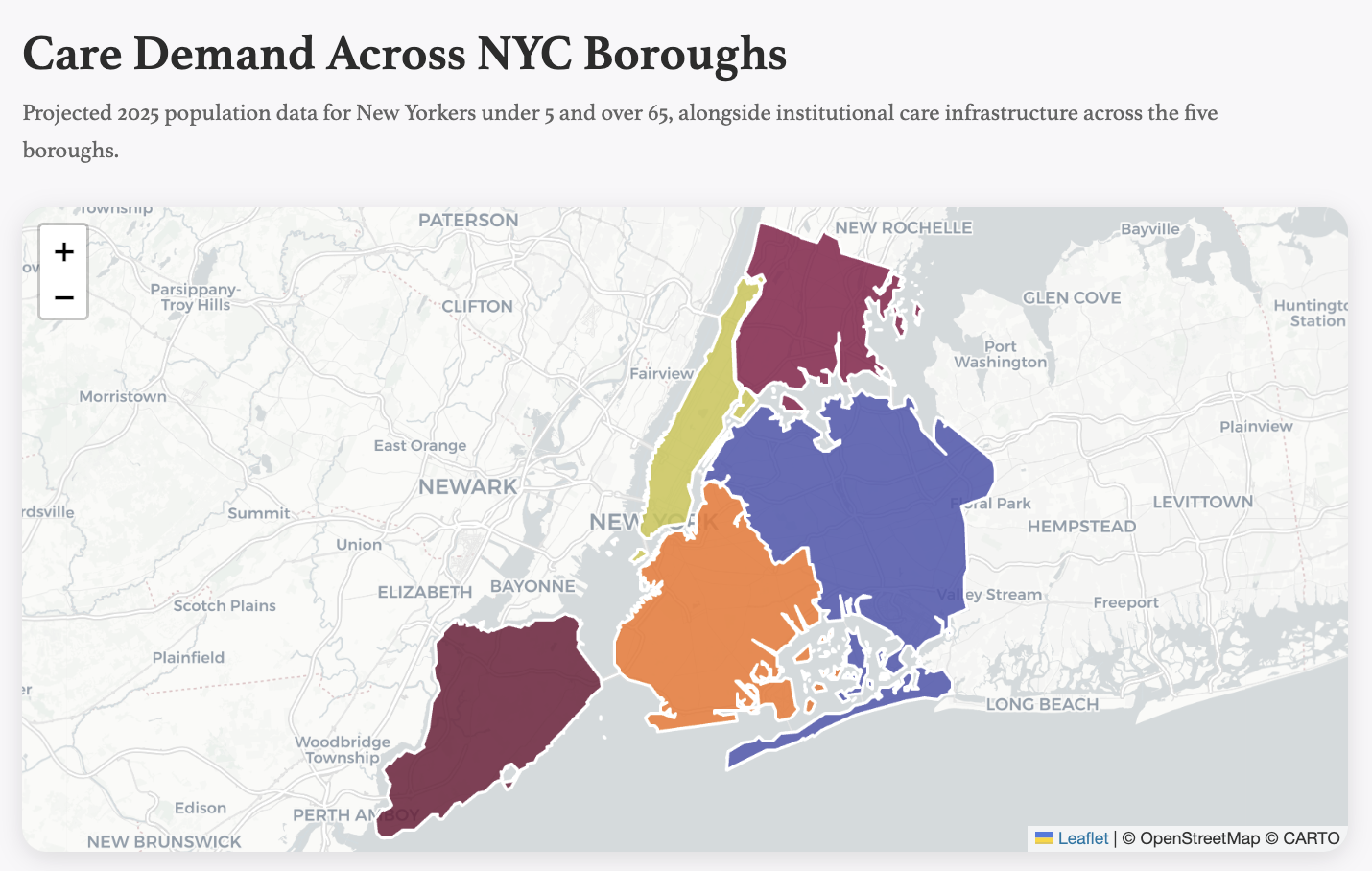 Care Demand Across NYC Boroughs